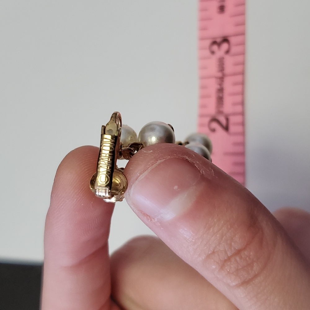 Vintage clip on costume earrings by Sarah Coventry - Picture 4 of 5